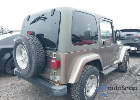 2003 Jeep Wrangler Sahara из США, поврежденный, VIN 1J4FA59S83P343234